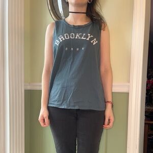 Charlotte Russe Y2K Brooklyn baby muscle tank top